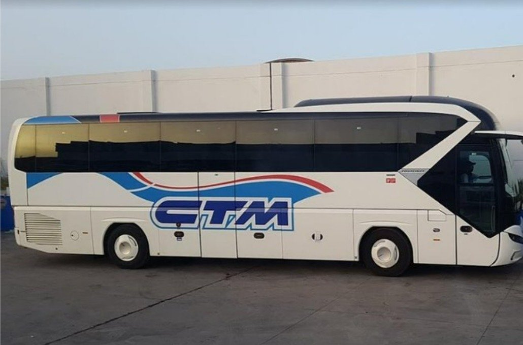 CTM intercity coach in Morocco